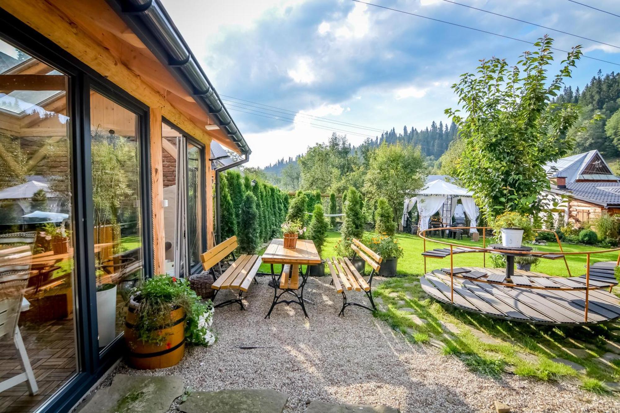 Ciukrowa Chatka Sauna & Jacuzzi Poronin Exteriör bild