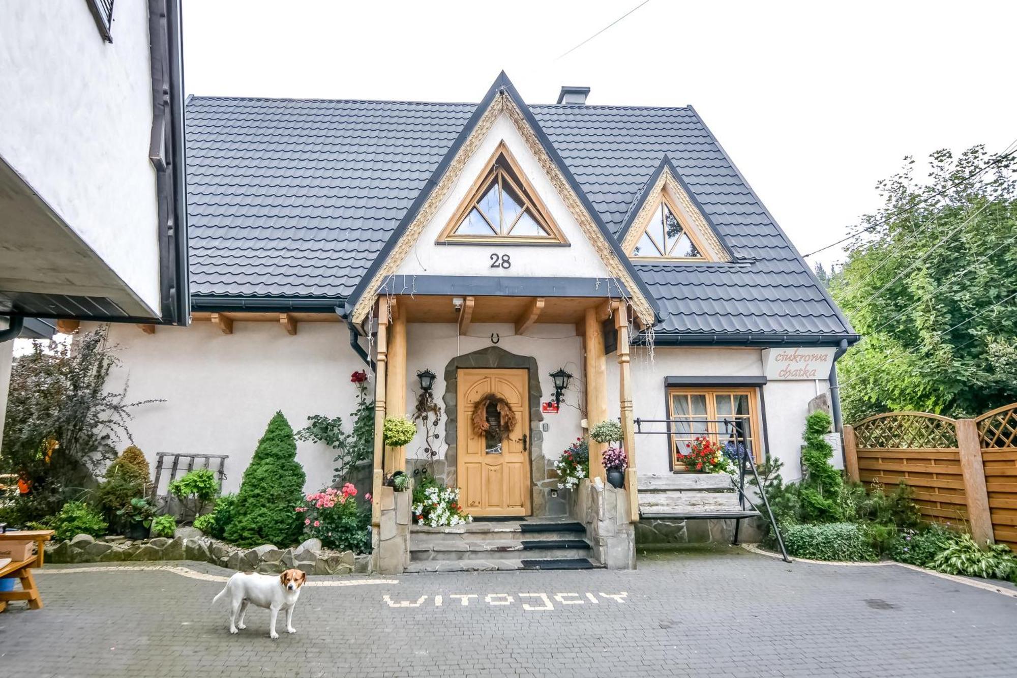 Ciukrowa Chatka Sauna & Jacuzzi Poronin Exteriör bild