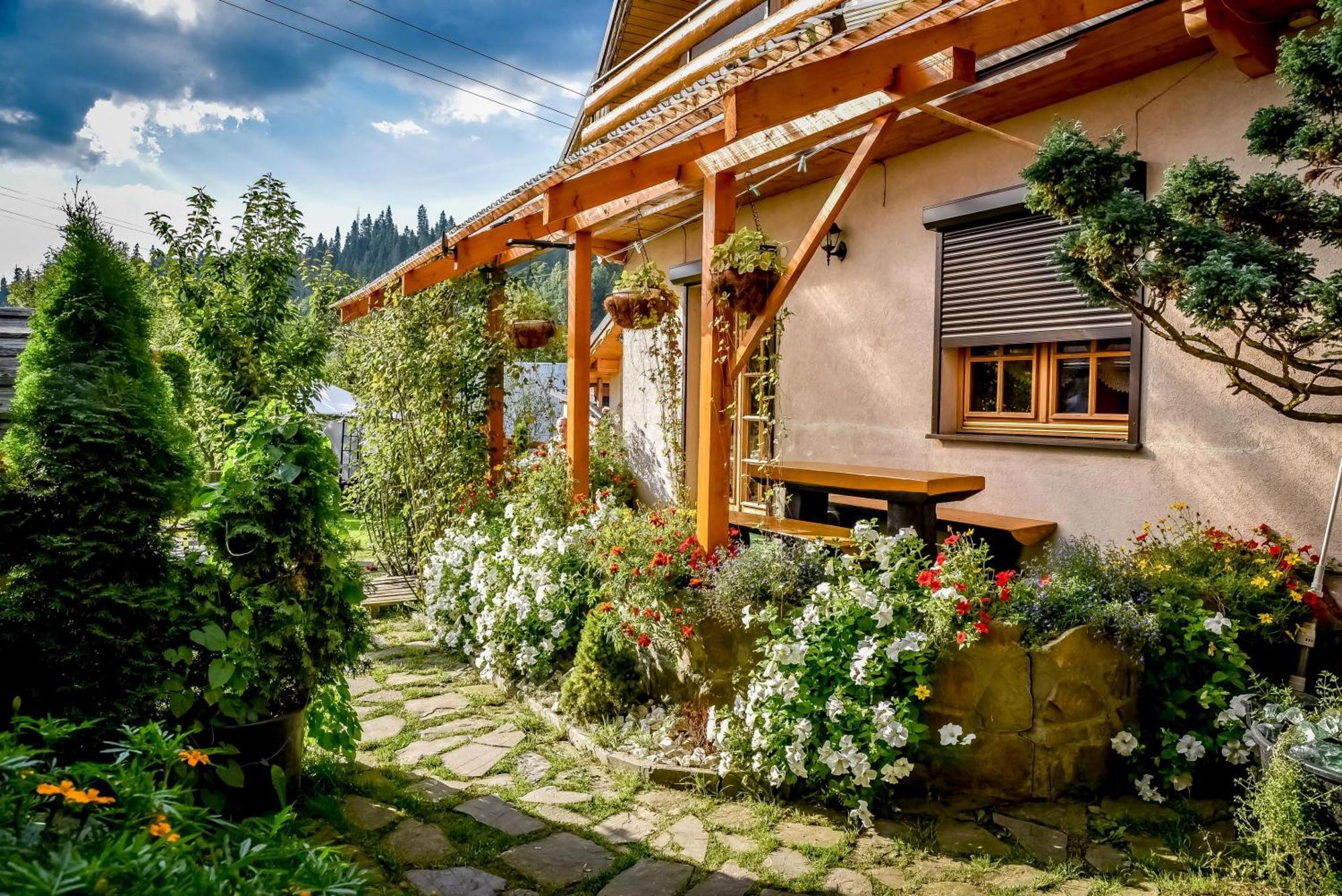 Ciukrowa Chatka Sauna & Jacuzzi Poronin Exteriör bild